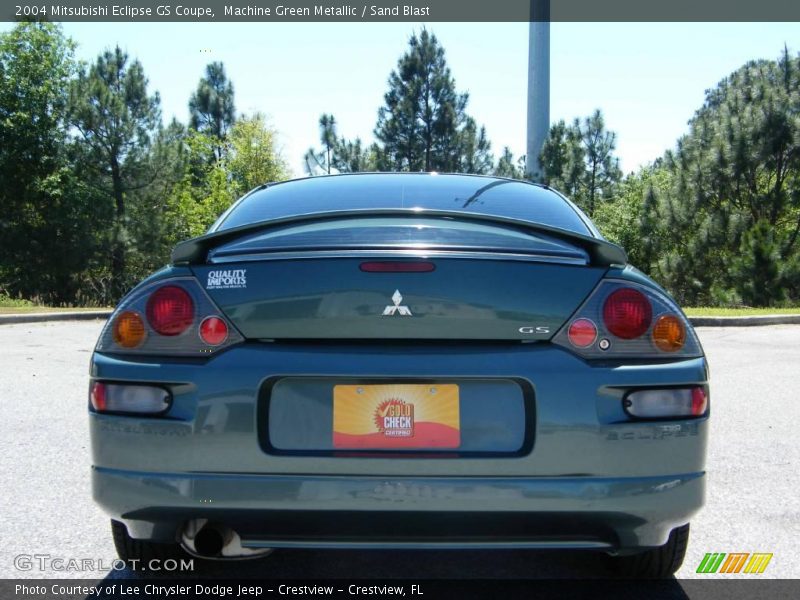 Machine Green Metallic / Sand Blast 2004 Mitsubishi Eclipse GS Coupe