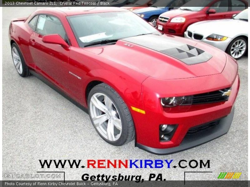 Crystal Red Tintcoat / Black 2013 Chevrolet Camaro ZL1