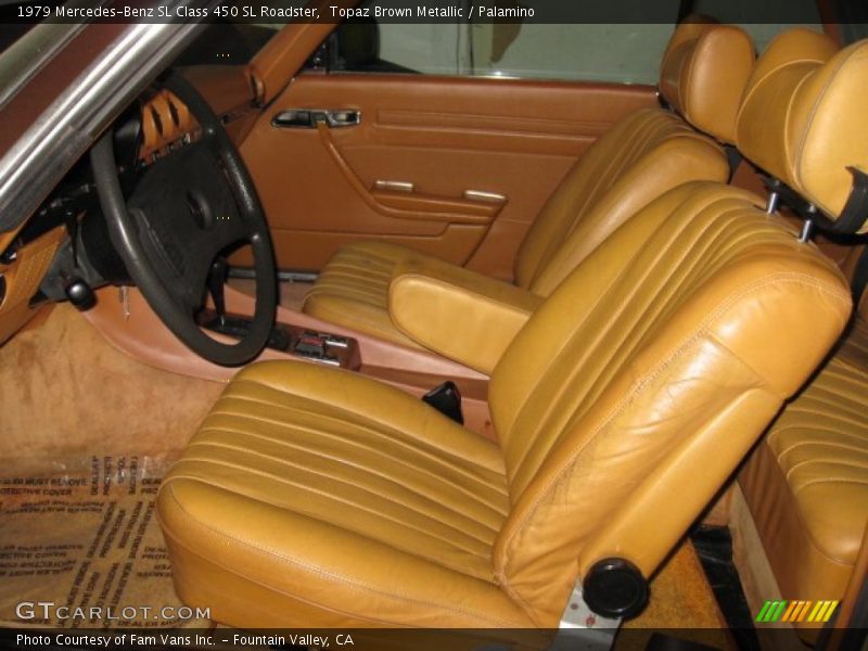 Topaz Brown Metallic / Palamino 1979 Mercedes-Benz SL Class 450 SL Roadster