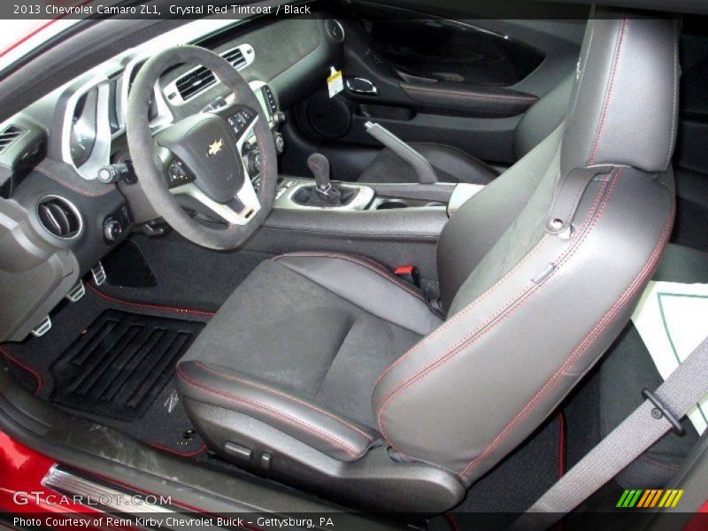 Front Seat of 2013 Camaro ZL1