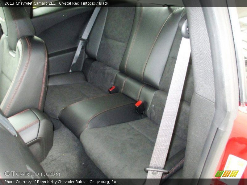 Rear Seat of 2013 Camaro ZL1