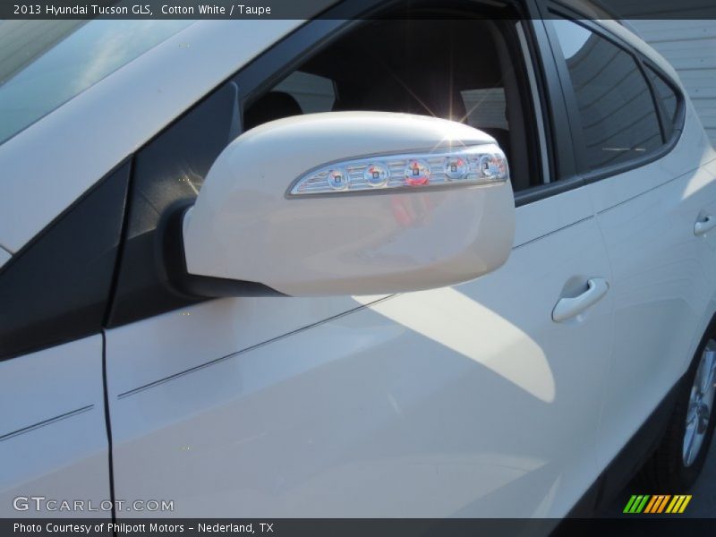 Cotton White / Taupe 2013 Hyundai Tucson GLS