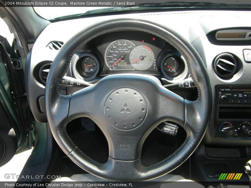 Machine Green Metallic / Sand Blast 2004 Mitsubishi Eclipse GS Coupe