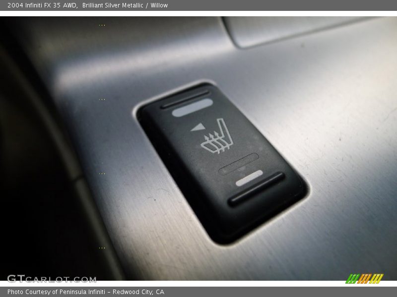 Brilliant Silver Metallic / Willow 2004 Infiniti FX 35 AWD