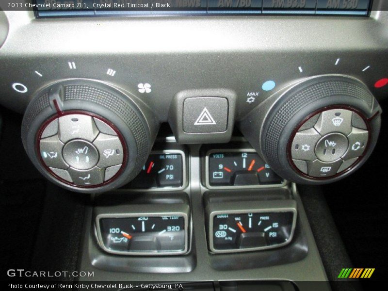 Controls of 2013 Camaro ZL1