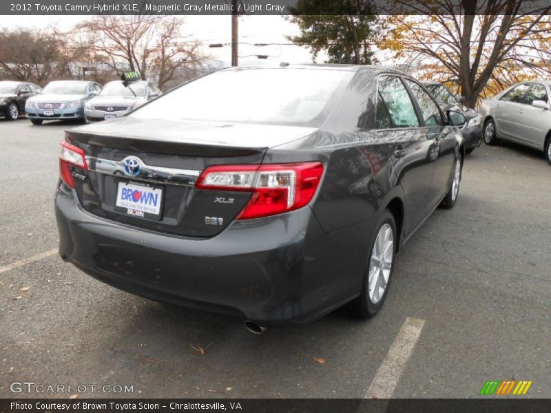 Magnetic Gray Metallic / Light Gray 2012 Toyota Camry Hybrid XLE