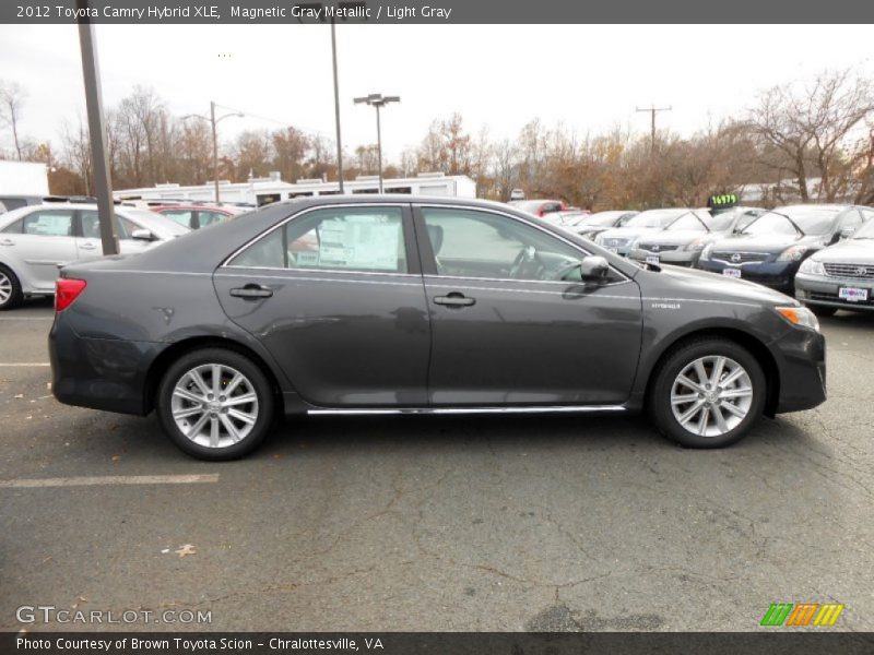 Magnetic Gray Metallic / Light Gray 2012 Toyota Camry Hybrid XLE