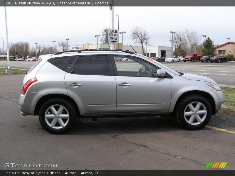 Sheer Silver Metallic / Charcoal 2003 Nissan Murano SE AWD