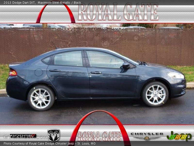 Maximum Steel Metallic / Black 2013 Dodge Dart SXT