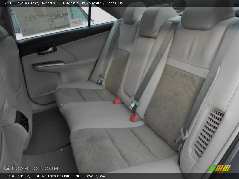 Magnetic Gray Metallic / Light Gray 2012 Toyota Camry Hybrid XLE
