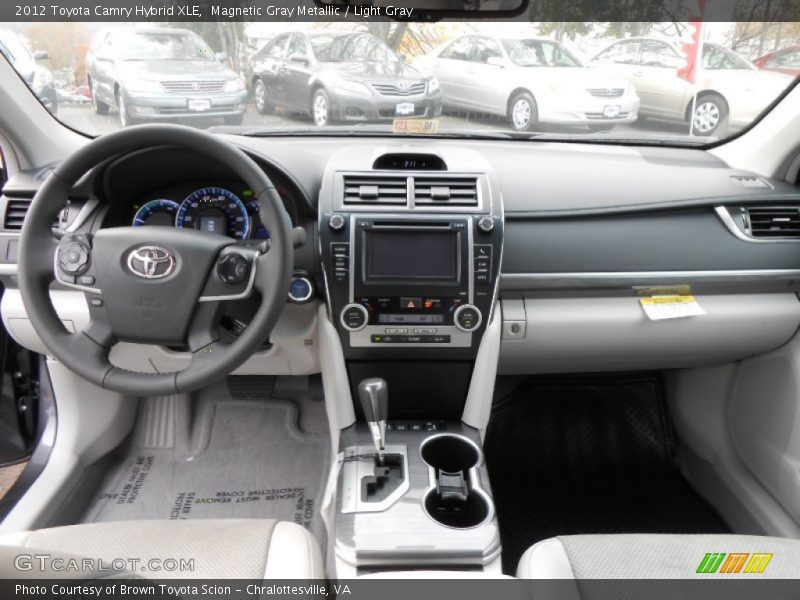 Magnetic Gray Metallic / Light Gray 2012 Toyota Camry Hybrid XLE