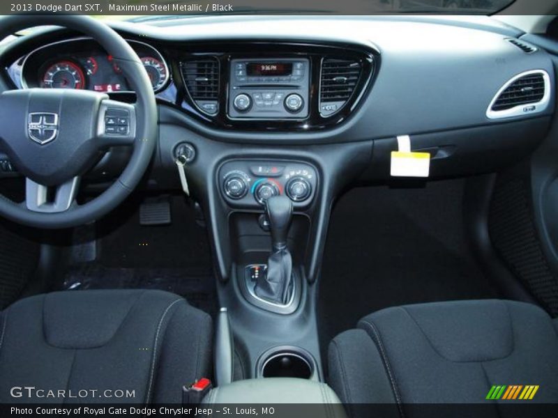 Maximum Steel Metallic / Black 2013 Dodge Dart SXT