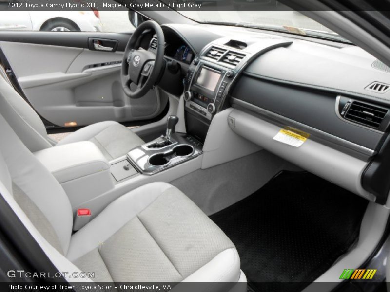 Magnetic Gray Metallic / Light Gray 2012 Toyota Camry Hybrid XLE