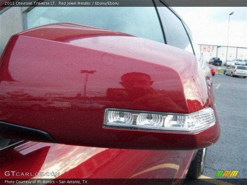 Red Jewel Metallic / Ebony/Ebony 2011 Chevrolet Traverse LT