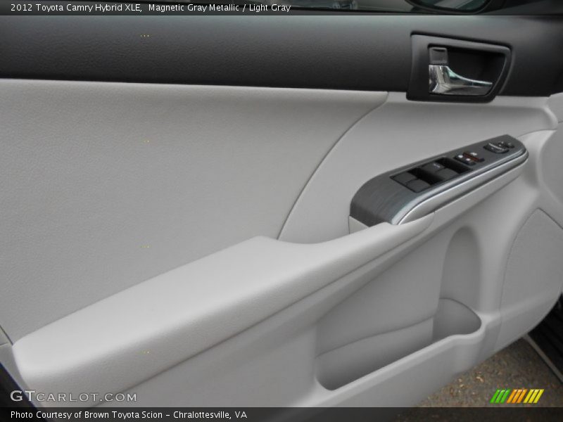 Magnetic Gray Metallic / Light Gray 2012 Toyota Camry Hybrid XLE