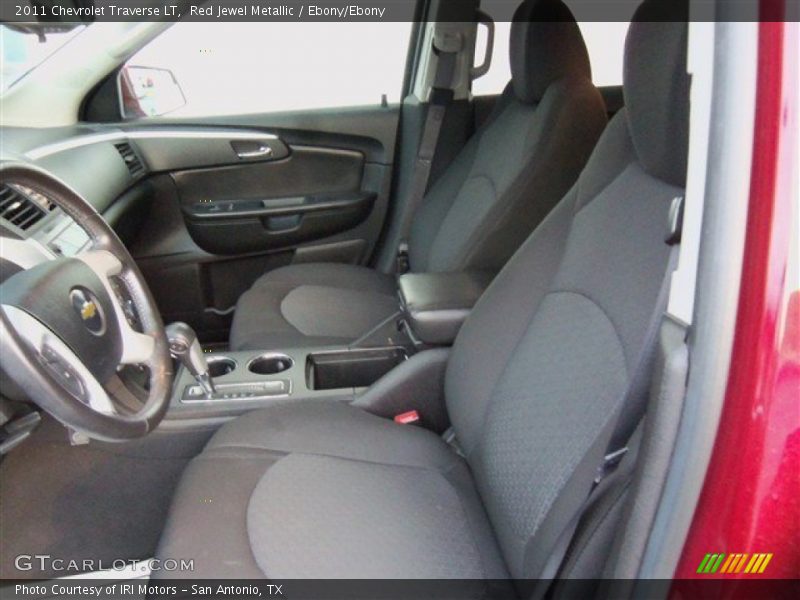 Red Jewel Metallic / Ebony/Ebony 2011 Chevrolet Traverse LT