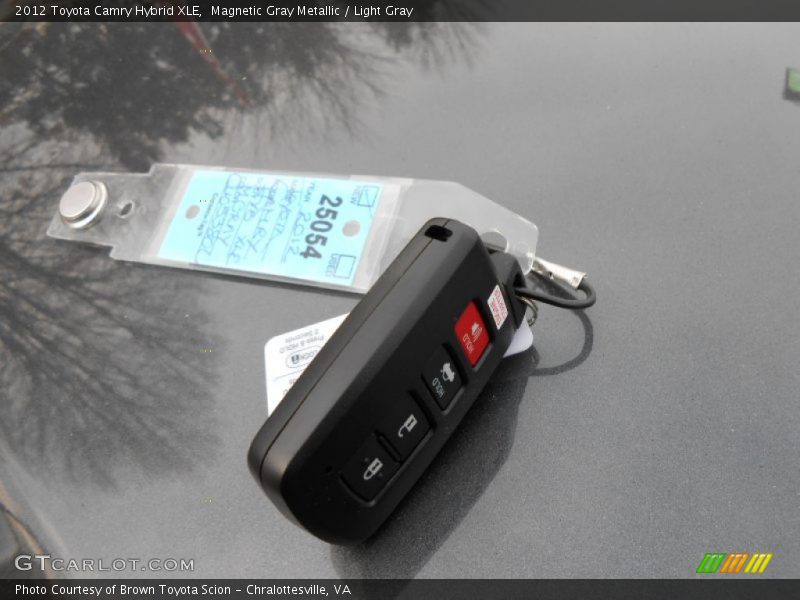 Magnetic Gray Metallic / Light Gray 2012 Toyota Camry Hybrid XLE