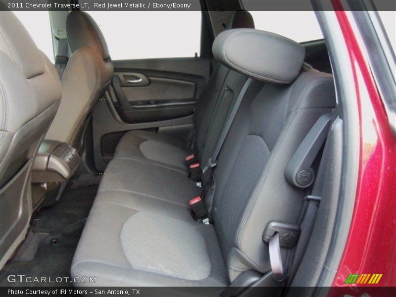 Red Jewel Metallic / Ebony/Ebony 2011 Chevrolet Traverse LT