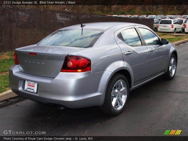 Billet Silver Metallic / Black 2013 Dodge Avenger SE