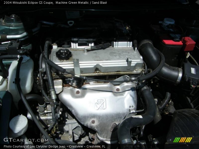 Machine Green Metallic / Sand Blast 2004 Mitsubishi Eclipse GS Coupe