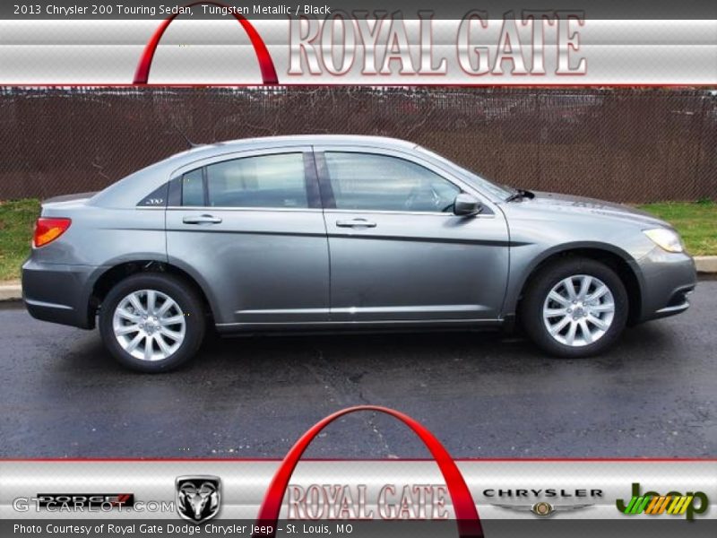 Tungsten Metallic / Black 2013 Chrysler 200 Touring Sedan