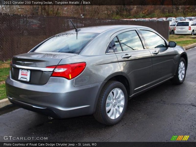 Tungsten Metallic / Black 2013 Chrysler 200 Touring Sedan