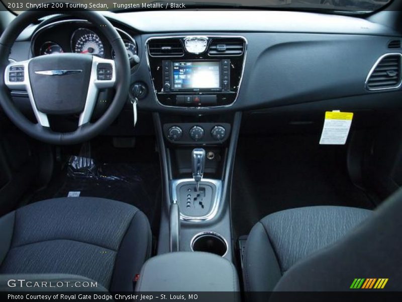 Tungsten Metallic / Black 2013 Chrysler 200 Touring Sedan