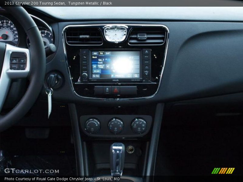 Tungsten Metallic / Black 2013 Chrysler 200 Touring Sedan