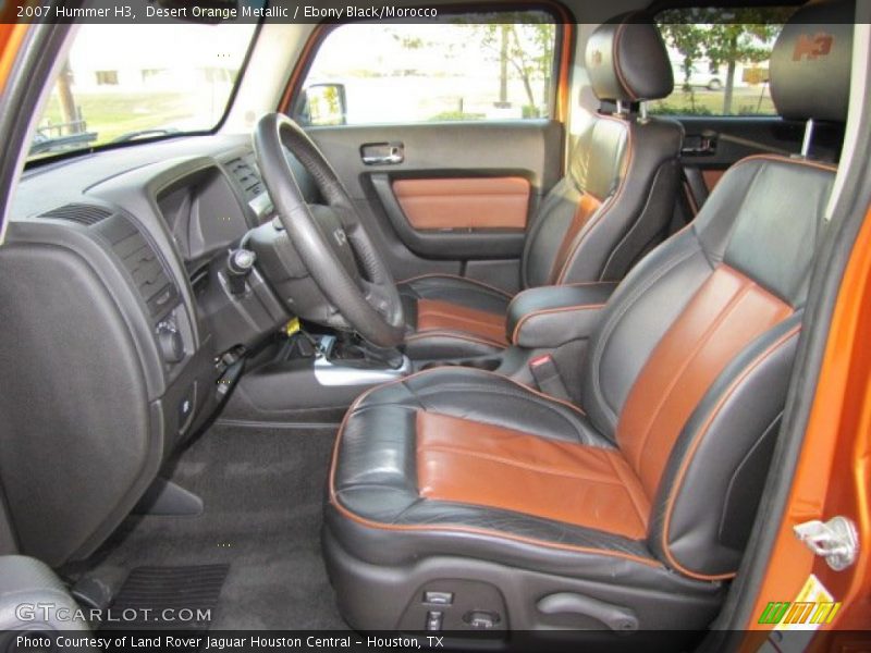 Front Seat of 2007 H3 