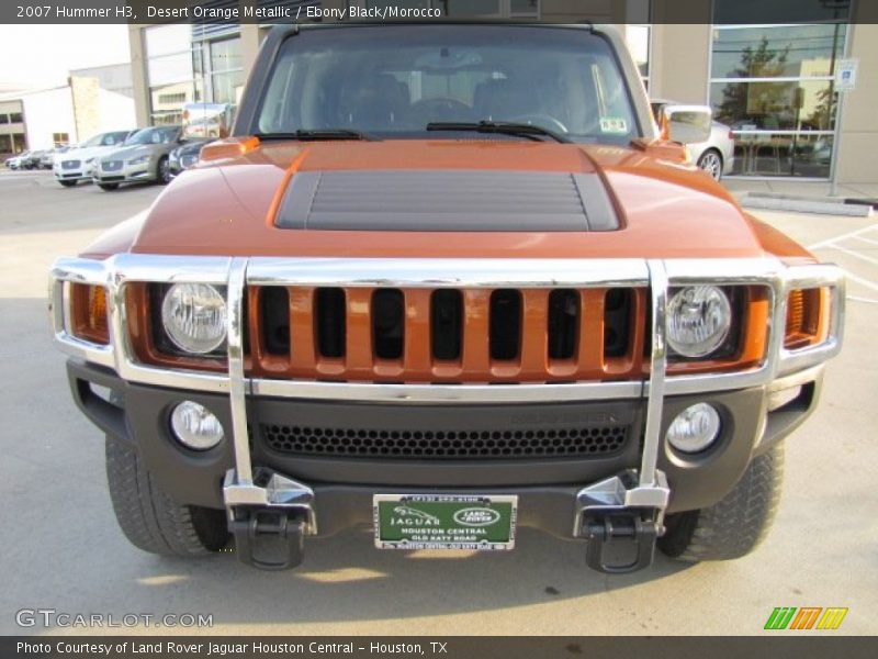 Desert Orange Metallic / Ebony Black/Morocco 2007 Hummer H3