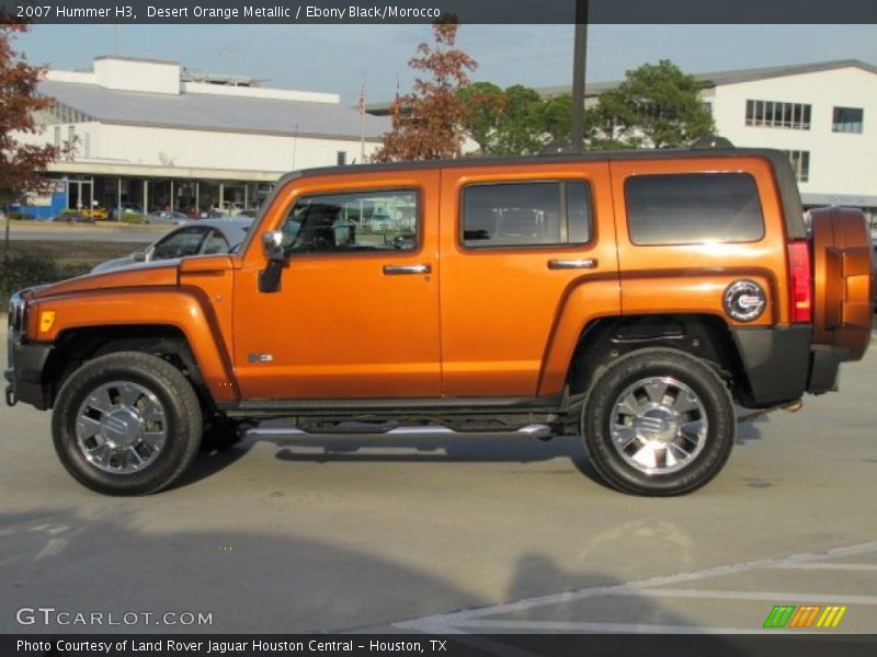 2007 H3  Desert Orange Metallic