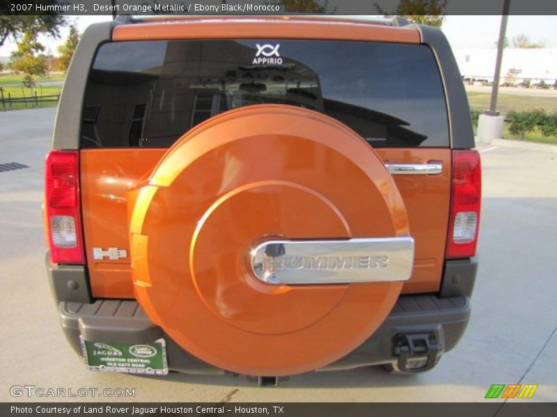 Desert Orange Metallic / Ebony Black/Morocco 2007 Hummer H3