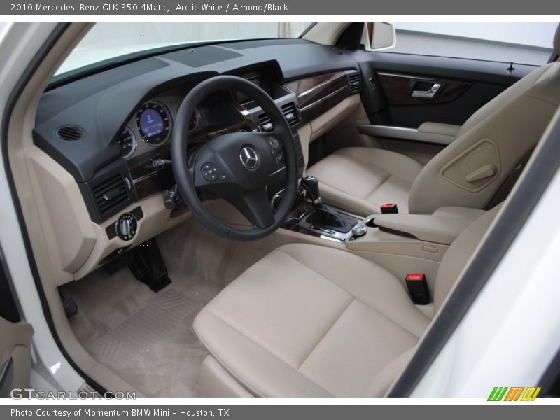 Arctic White / Almond/Black 2010 Mercedes-Benz GLK 350 4Matic