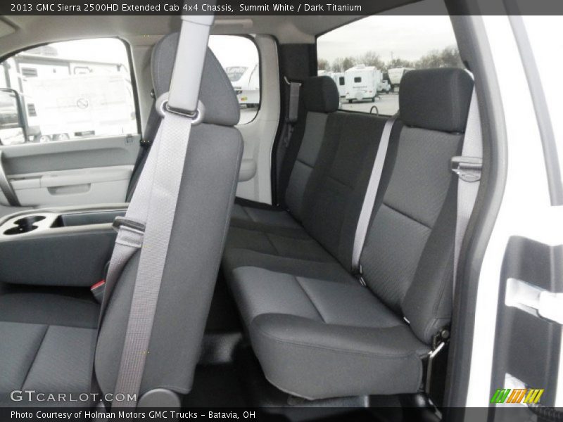 Rear Seat of 2013 Sierra 2500HD Extended Cab 4x4 Chassis