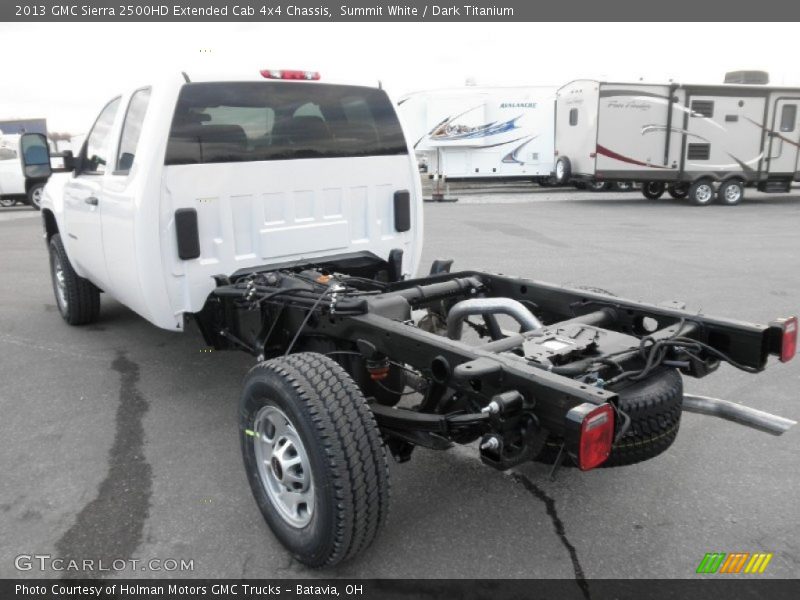  2013 Sierra 2500HD Extended Cab 4x4 Chassis Summit White