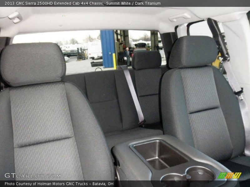 Summit White / Dark Titanium 2013 GMC Sierra 2500HD Extended Cab 4x4 Chassis