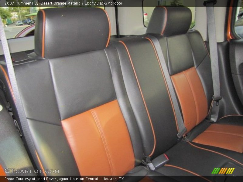 Desert Orange Metallic / Ebony Black/Morocco 2007 Hummer H3