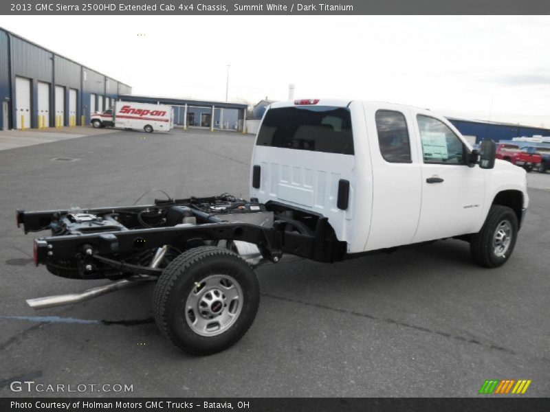  2013 Sierra 2500HD Extended Cab 4x4 Chassis Summit White