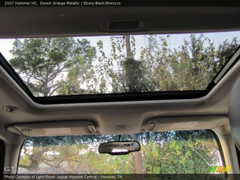 Desert Orange Metallic / Ebony Black/Morocco 2007 Hummer H3