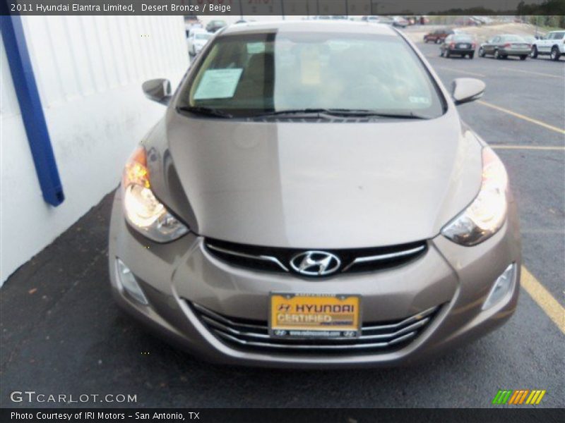 Desert Bronze / Beige 2011 Hyundai Elantra Limited