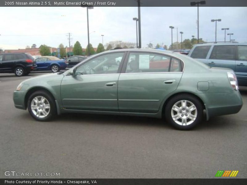 Mystic Emerald Green / Frost Gray 2005 Nissan Altima 2.5 S