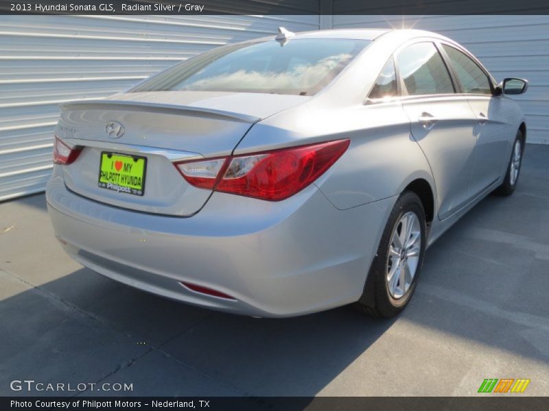 Radiant Silver / Gray 2013 Hyundai Sonata GLS