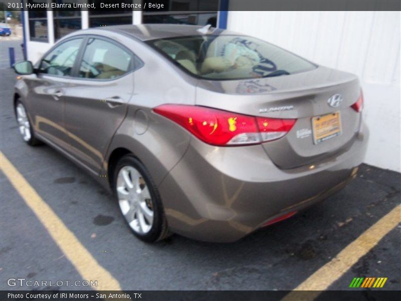 Desert Bronze / Beige 2011 Hyundai Elantra Limited
