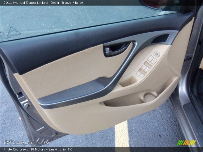 Desert Bronze / Beige 2011 Hyundai Elantra Limited