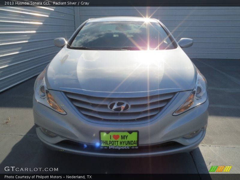 Radiant Silver / Gray 2013 Hyundai Sonata GLS