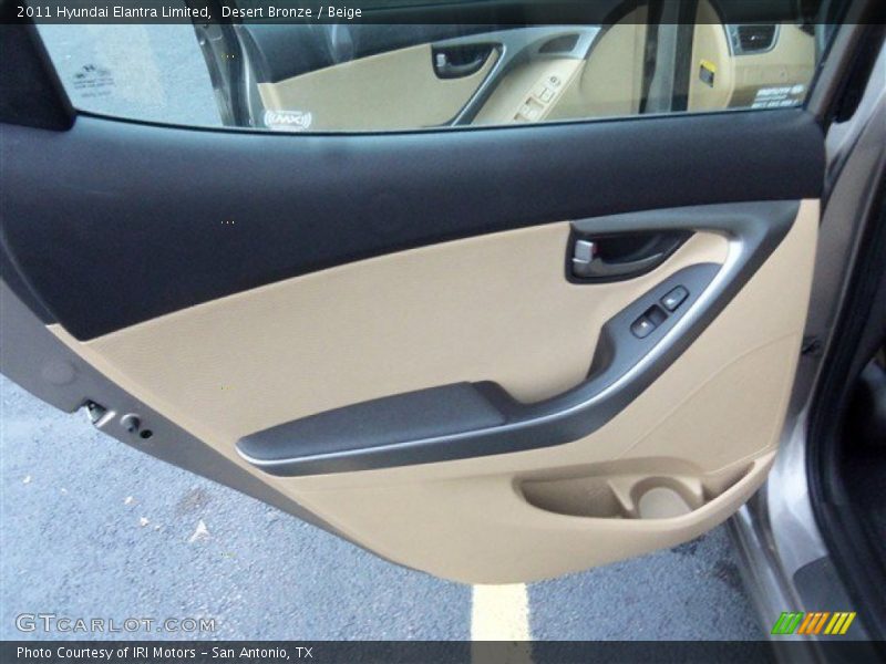 Desert Bronze / Beige 2011 Hyundai Elantra Limited