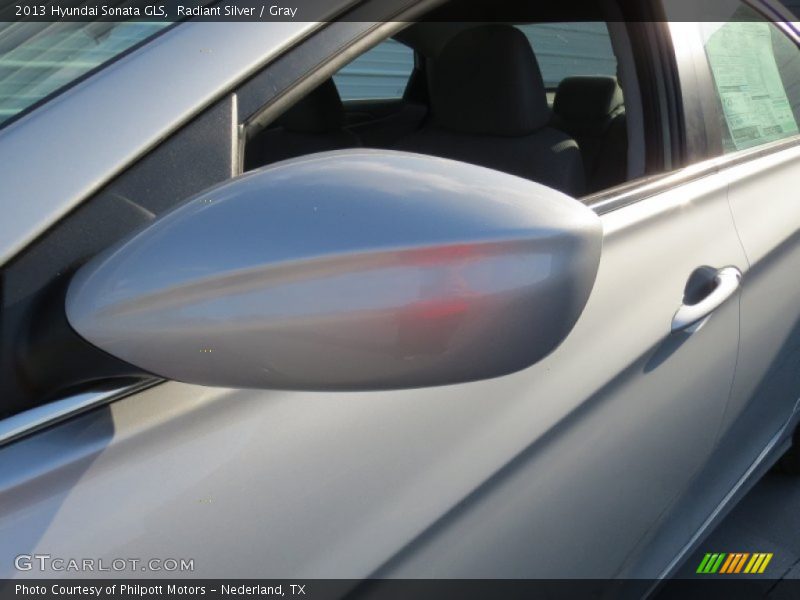Radiant Silver / Gray 2013 Hyundai Sonata GLS