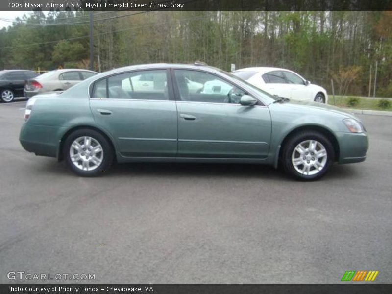 Mystic Emerald Green / Frost Gray 2005 Nissan Altima 2.5 S