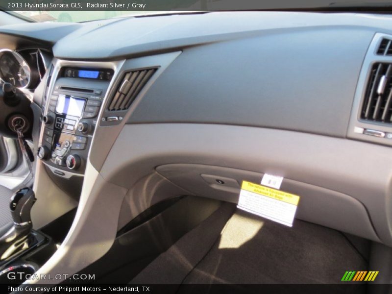 Radiant Silver / Gray 2013 Hyundai Sonata GLS