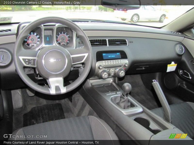 Victory Red / Gray 2010 Chevrolet Camaro LS Coupe